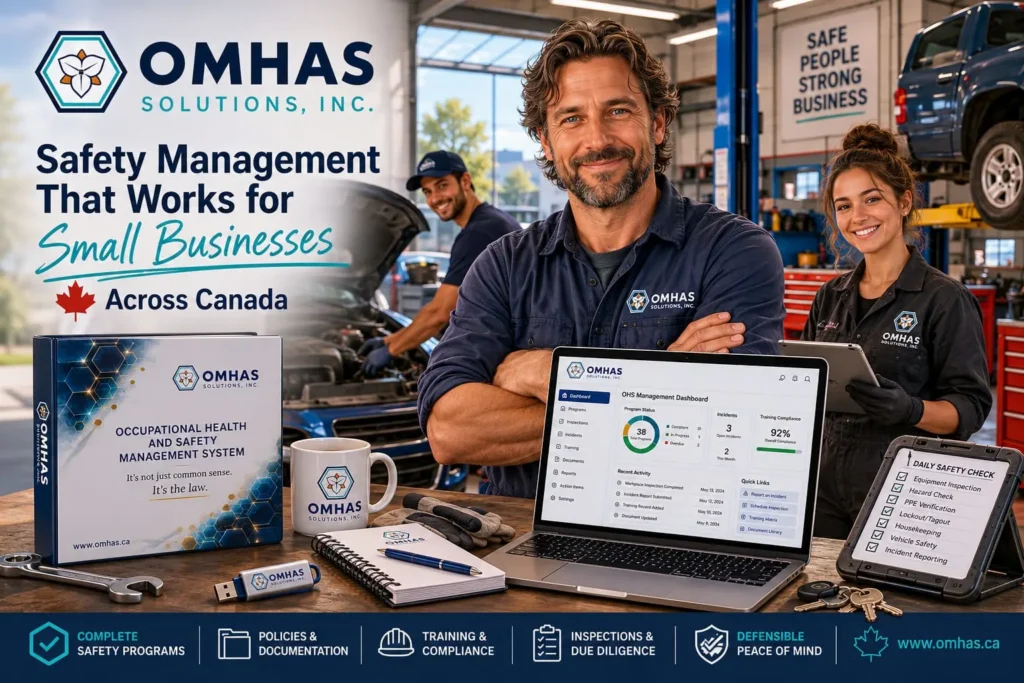 A Small Operation Is Still an Operation OMHAS | Outsourced Management for Health and Safety | Canada