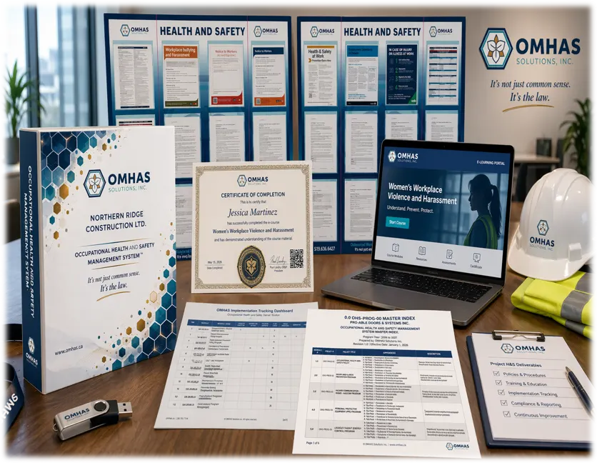 What OMHAS Does OMHAS | Outsourced Management for Health and Safety | Canada