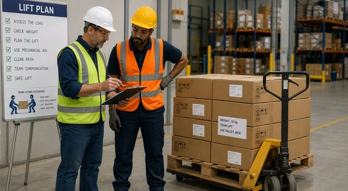 A planned lift is a safe lift. End the summer on competence and teamwork OMHAS | Outsourced Management for Health and Safety | Canada